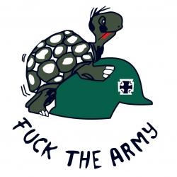 Fuck the army - Aufkleber