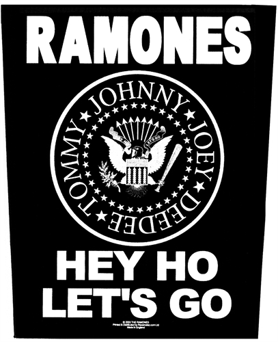 Ramones -  Hey Ho Lets Go, Rckenaufnher