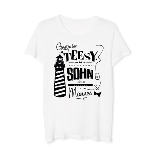 Teesy - Leuchtturm, Girl-Shirt