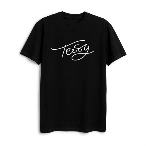 Teesy - Logo 2.0, T-Shirt schwarz