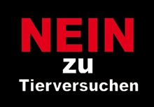 Nein zu Tierversuchen - Aufkleberset