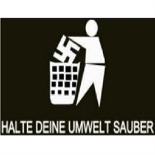 Halte deine Umwelt sauber - Fahne